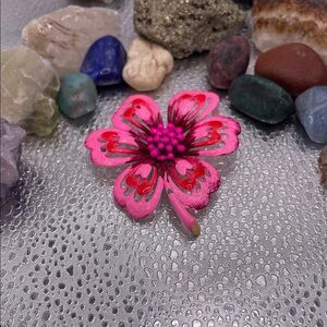 3.18.26-8 Hedy Pink Floral Brooch